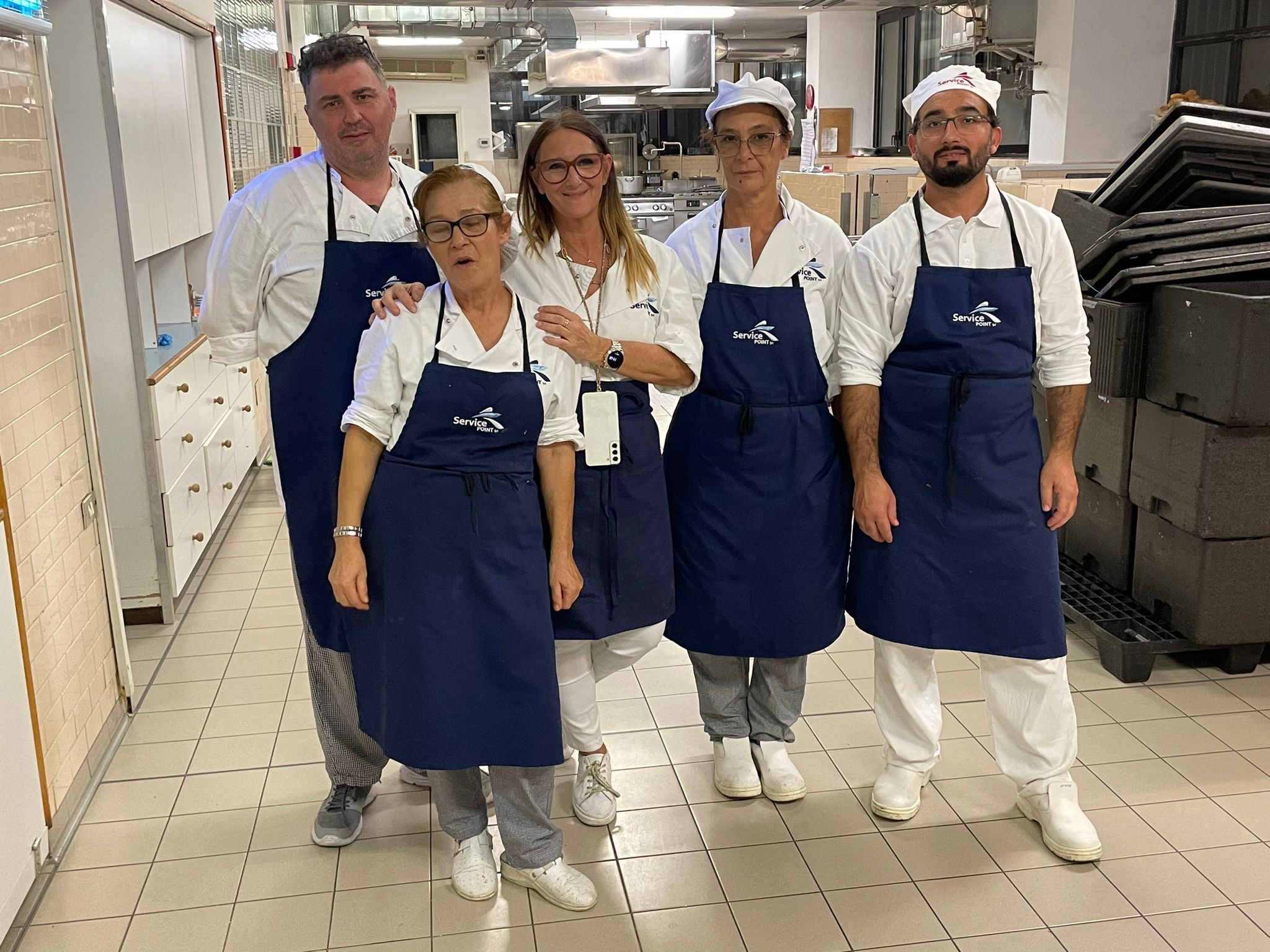 La squadra della nostra cucina al Mamma Rita di Monza
